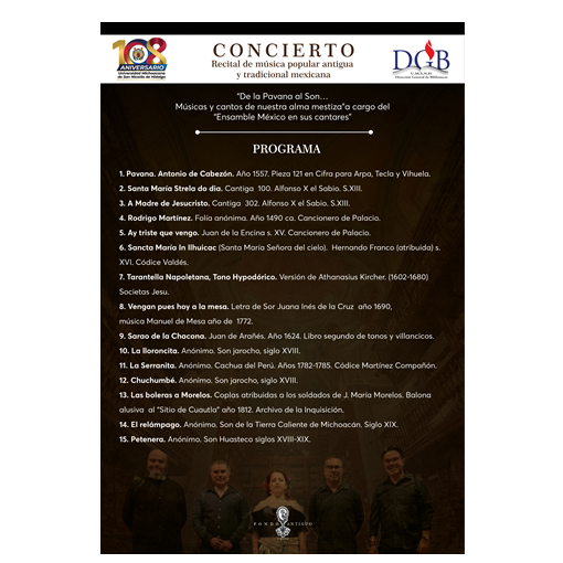 Programa concierto
