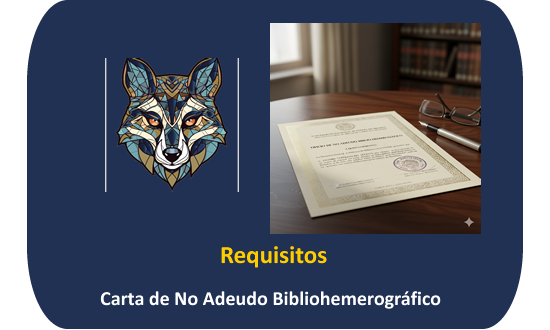 Requisitos cartas de no adeudo